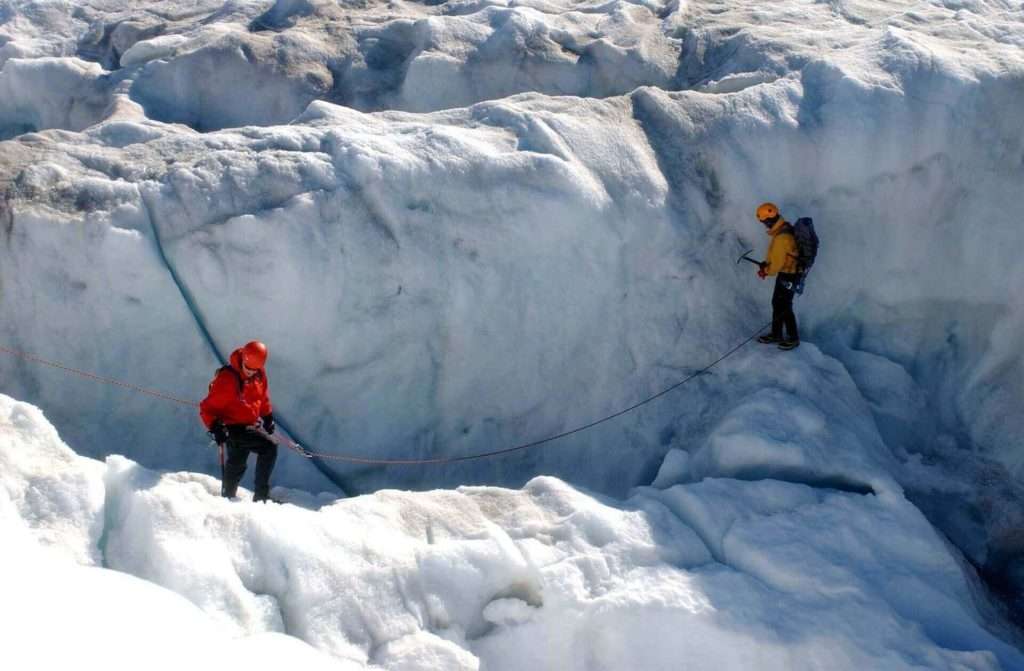 escalada hielo